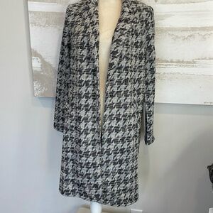 Melloday Lighyweight TRENCH COAT SLASH POCKET OPEN FRONT